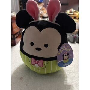 Squishmallows Disney Mickey Mouse 8" Plush Bunny Easter Original 2025 New w/ Tag